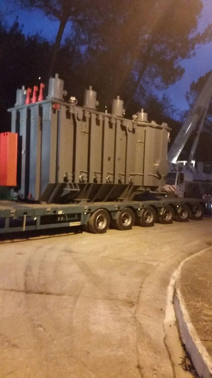 Power transformer transport and maintenance