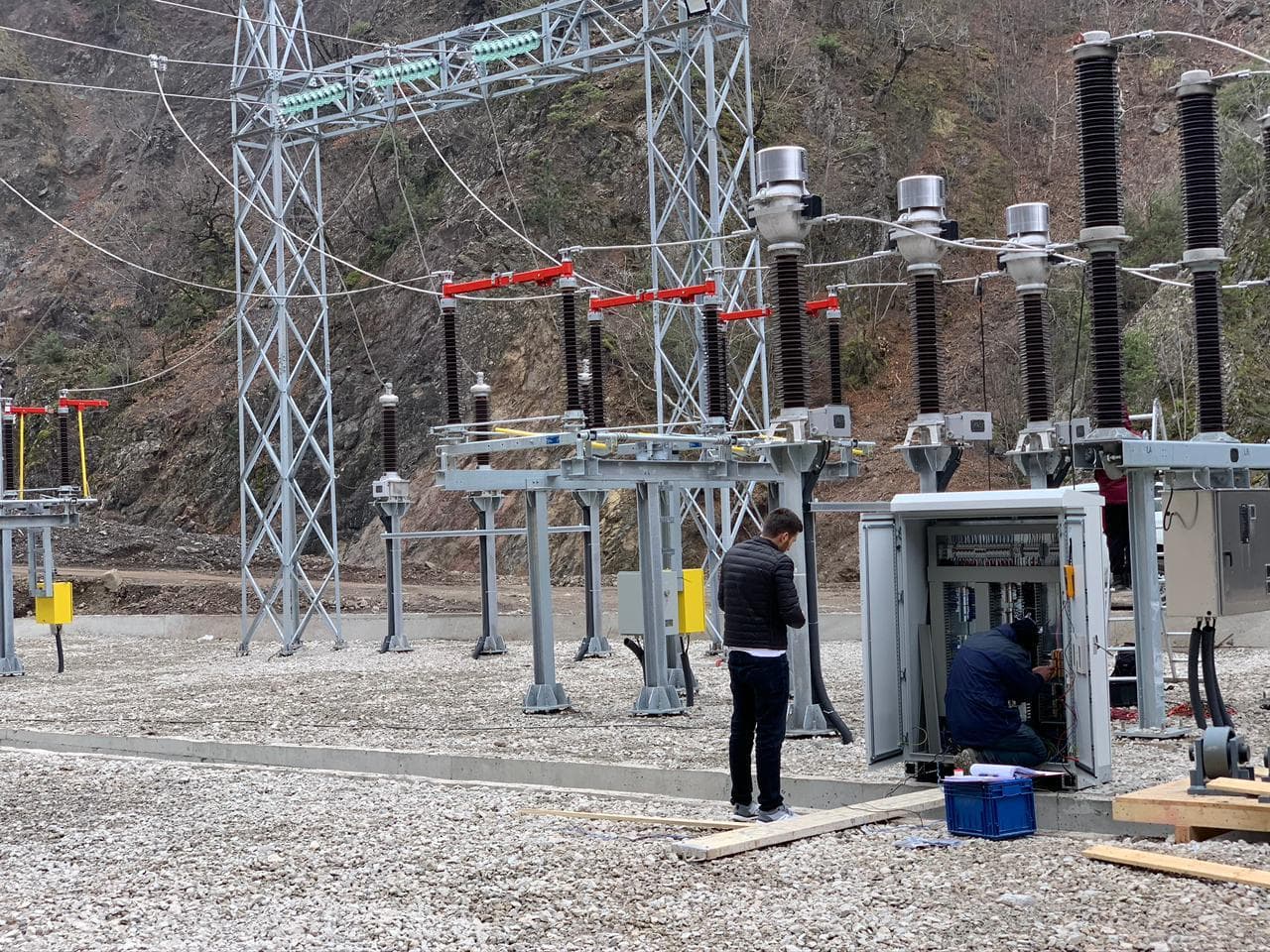 Switchyard commissioning work