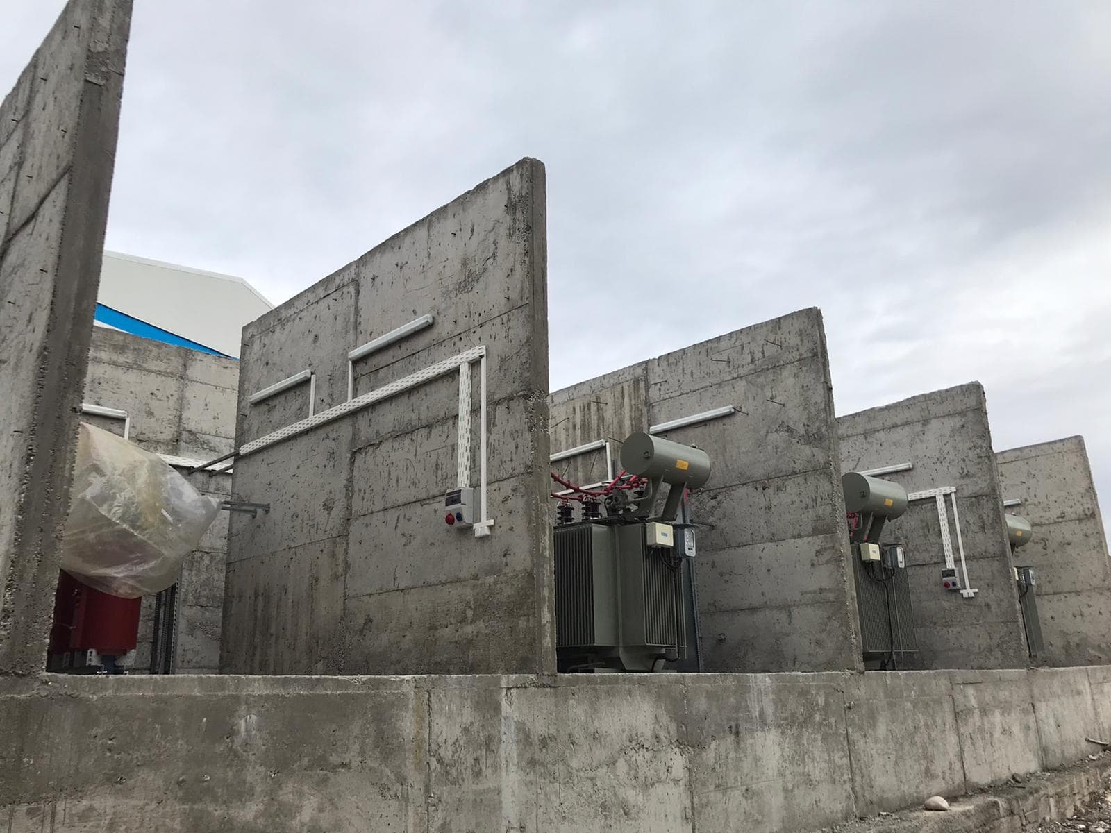 Trafo merkezi ve dağıtım panoları