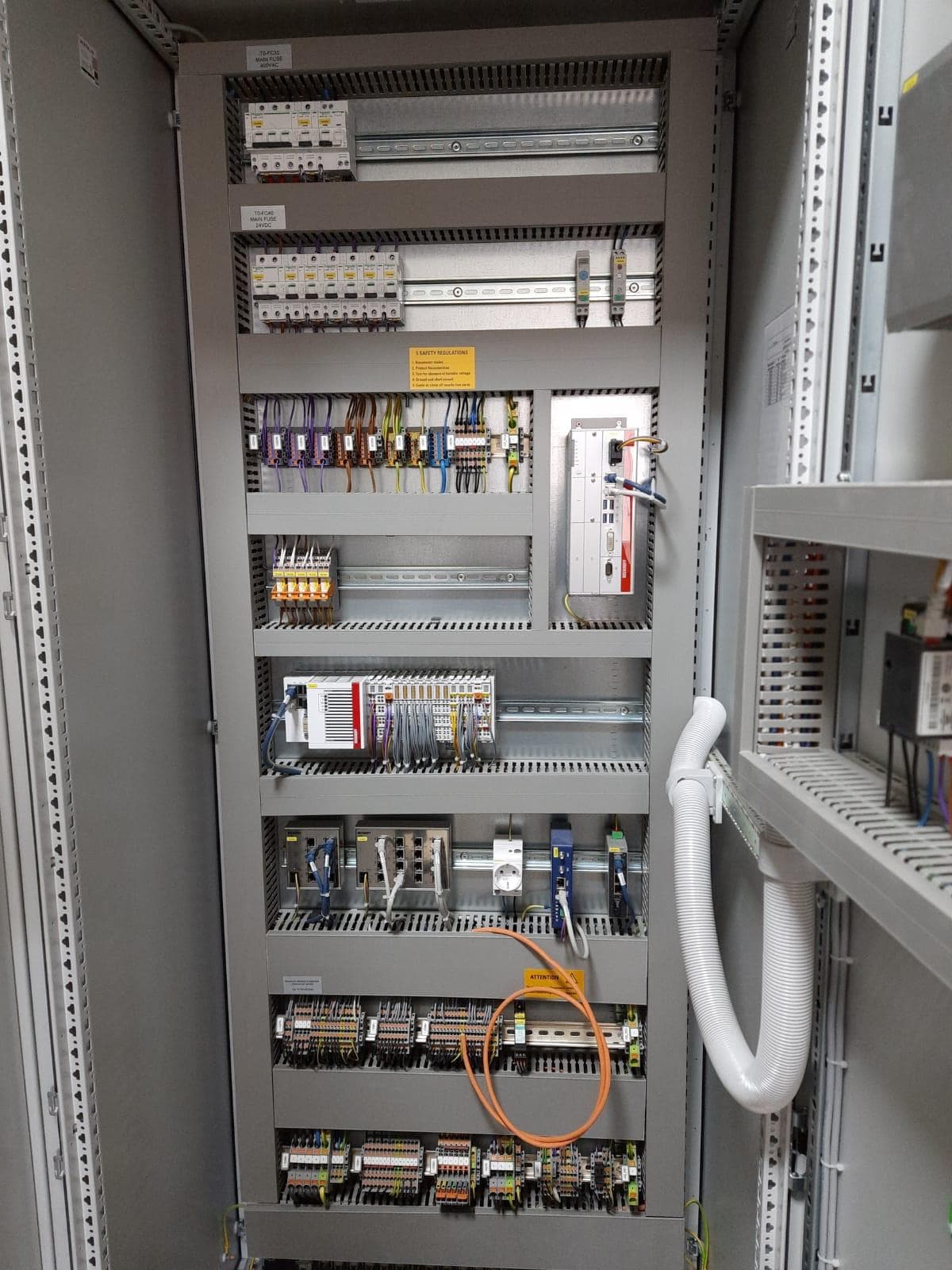 PLC automation control panel