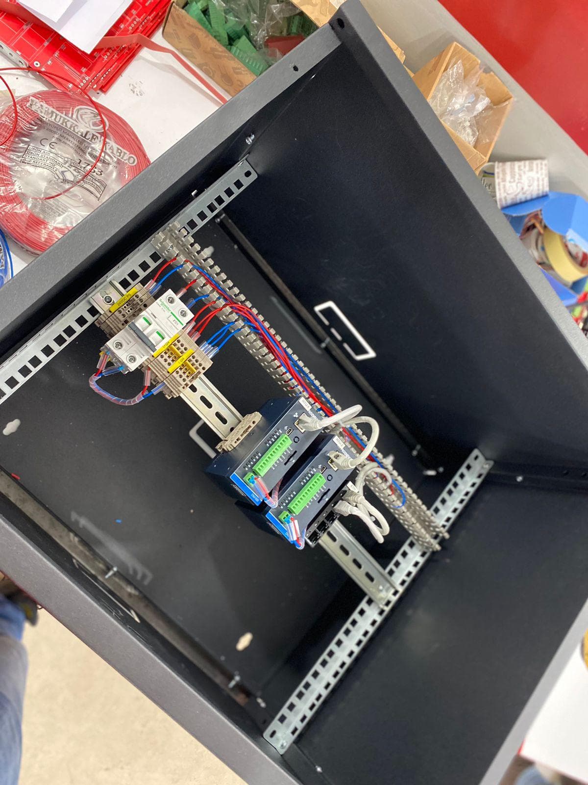 SCADA control panel installation